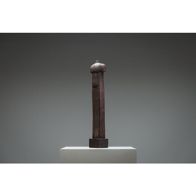 Abstract Solid Wood Torso, 1960s For Sale - Image 4 of 16