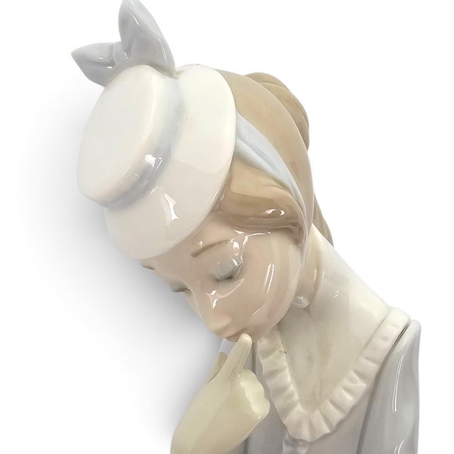 Lladro #4938 Baby's Outing Spanish Porcelain Woman With Baby Carriage For Sale - Image 10 of 12
