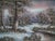 I Cafieri, Winter Landscape, Oil Painting, 1984, Framed For Sale - Image 13 of 18