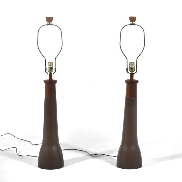 Marshall Studios Gordon & Jane Martz Model 165 Table Lamps for Marshall Studios (Pair) For Sale - Image 4 of 10