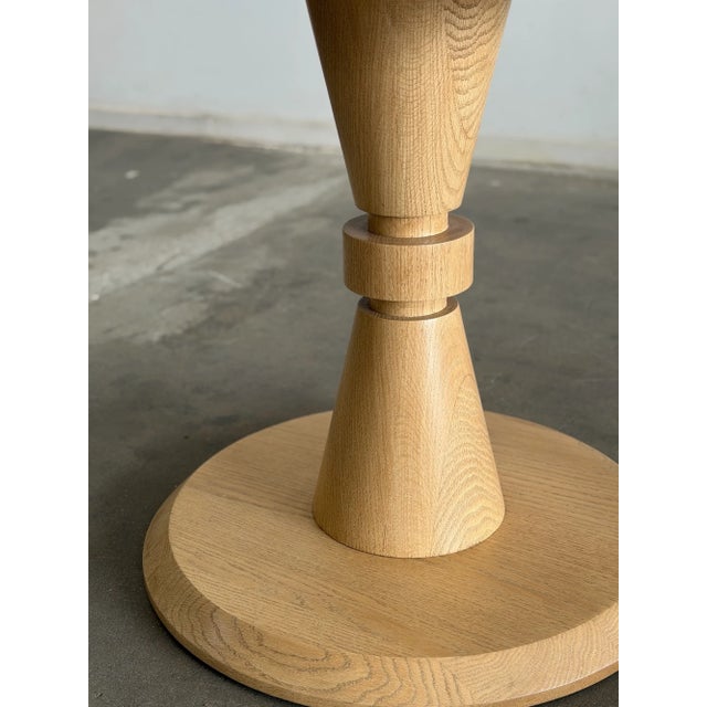 Made to Order: Forma Dining Table in White Oak, 42” For Sale - Image 10 of 15