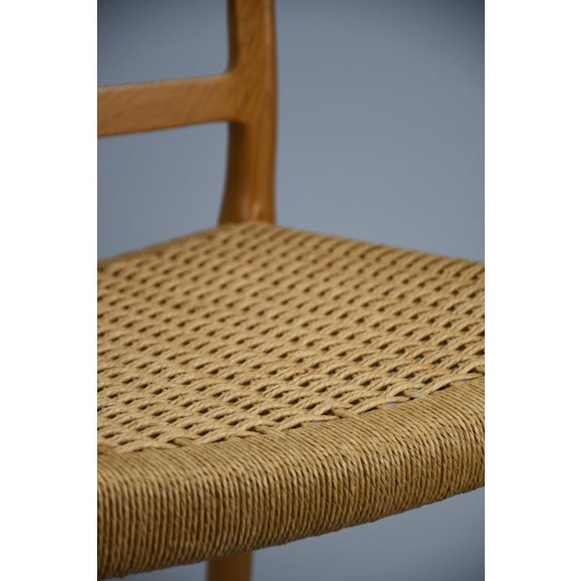 Model 68 Armchair in Oak and Papercord by Niels Otto Møller for J.L. Møllers Møbelfabrik, 1981 For Sale - Image 18 of 18