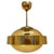 Mid-Century Space Age Brass and Glass UFO Pendant from Kamenicky Senov, 1970s For Sale - Image 9 of 9