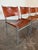 Brown 1960s Martin Visser Patinated Leather Dining Chairs For Sale - Image 8 of 18