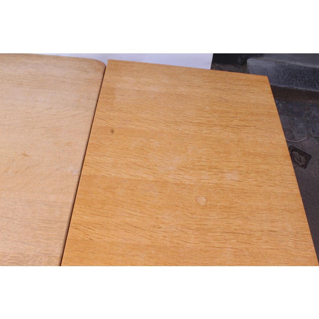Danish Oak Extendable Dining Table, 1980s For Sale - Image 16 of 18