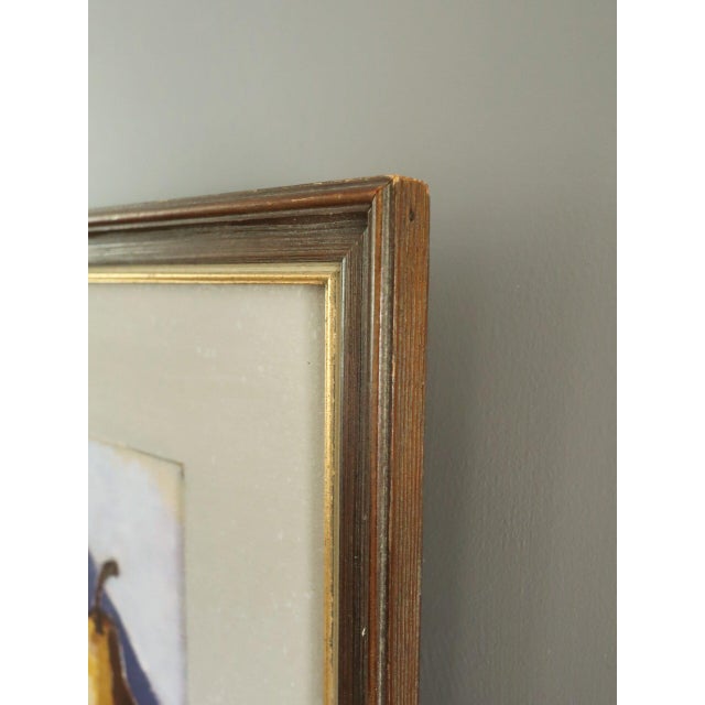 Paint 1957 Mid-Century Modern 'Green Apples & Golden Pears' Vintage Swedish Original Still Life Oil Painting, Framed For Sale - Image 7 of 12