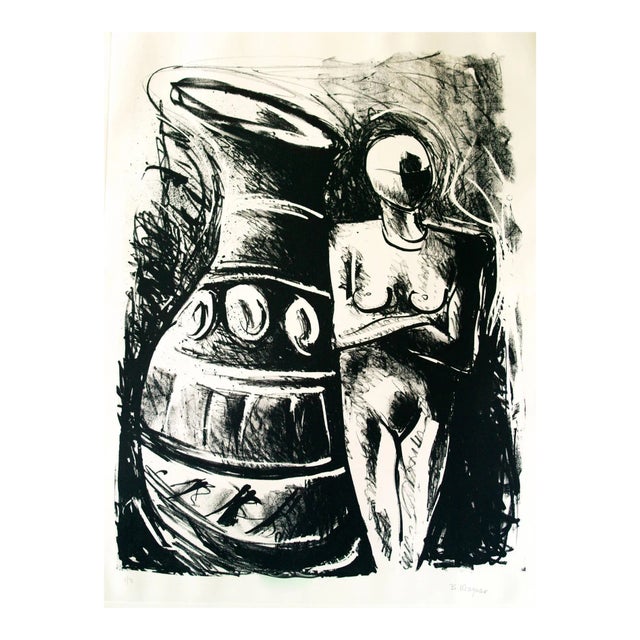 Barbara Wagner "And The Winner IS..." 2015 Abstract Plate Lithograph on Somerset Paper For Sale