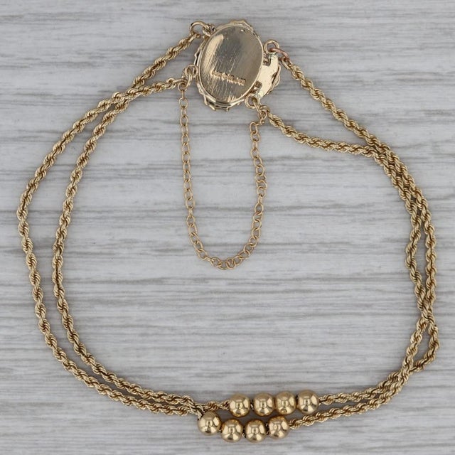 2010s 1.10ctw Citrine Slide Charm Bracelet Bead Slides 14k Gold 7.25" Richard Klein For Sale - Image 5 of 5