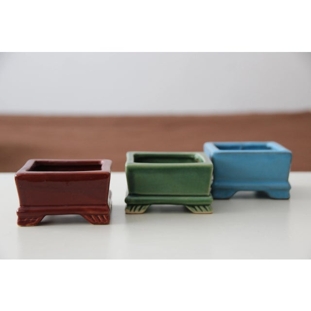 Bonsai pot Majolica Vase Ceramic planter Indoor Pottery pot Flower Bowl Ceramic Plant Pot Holder Indoor Gardening Interior...