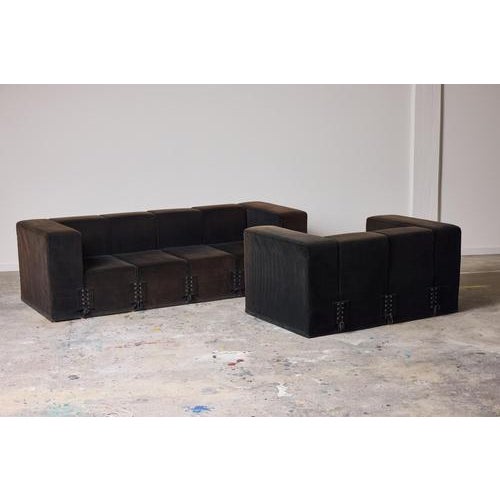 Elefante Modular Sofa by Roberto Pamio for Stilwood, 1973, Set of 2 For Sale - Image 6 of 13
