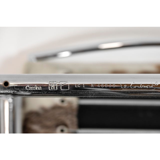 Black Vintage LC1 Chair by Le Corbusier for Cassina For Sale - Image 8 of 10