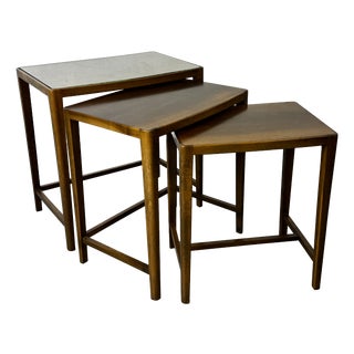 Vintage Mid-Century Modernist Danish Set of Nesting Tables, 1960s, Set of 3 For Sale