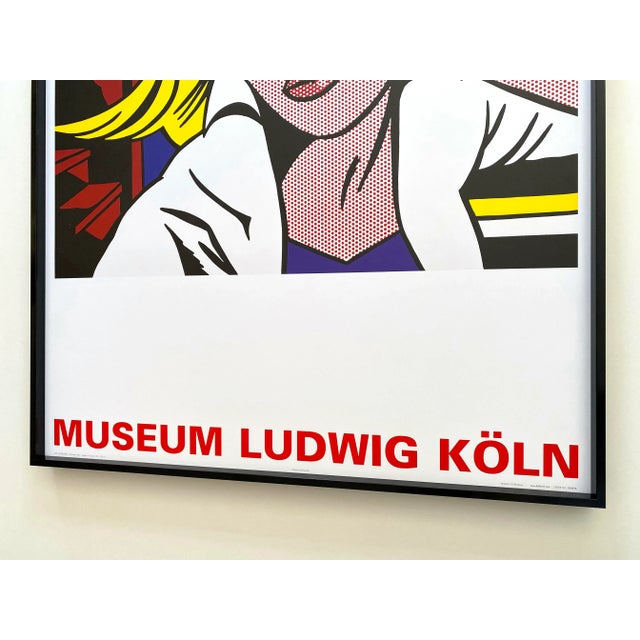 Roy Lichtenstein Fine Art Lithograph Print Framed Pop Art