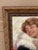 Early 20th Century Adolfo Belimbau Portrait of a Woman in a White Fox Stole, Antique Italian Oil on Canvas For Sale - Image 4 of 10