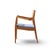 Wood Jens Risom Model C-140 Mid Century Playboy Walnut and Cane Dining Chairs - Set of 8 For Sale - Image 7 of 12