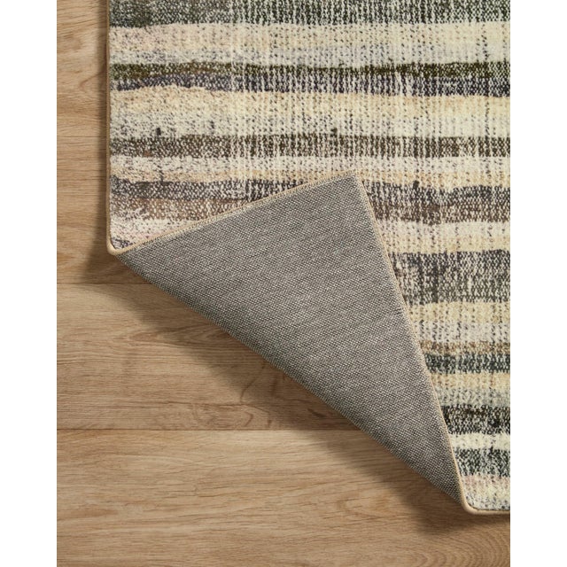 Chris Loves Julia x LoloiHumphrey Natural / Moss 3'-6" x 5'-6" Accent Rug For Sale In Dallas - Image 6 of 9