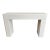 Vintage 1980’s Beveled Plaster Console Table For Sale