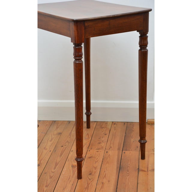 William IV English Mahogany Side Table, 1840 For Sale - Image 13 of 18
