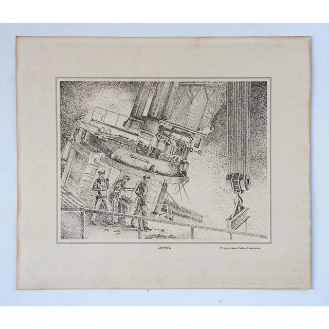 Industrial Industrial Print Great Lakes Carbon Corp. For Sale - Image 3 of 4