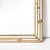 1970s Mid-Century Modernist Sectioned Angular Mirror With Ribbed Gilt Wood Border For Sale - Image 5 of 9