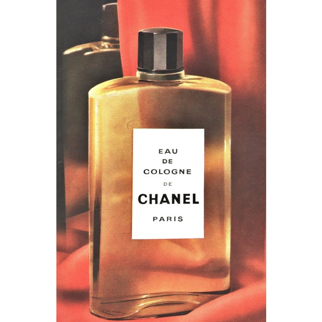Chanel 1943 French Mid-Century Chanel Advertisment Print, Matted For Sale - Image 4 of 4