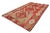 Traditional Mid 20th Century Vintage Red Turkish Large Kilim Rug For Sale - Image 3 of 7