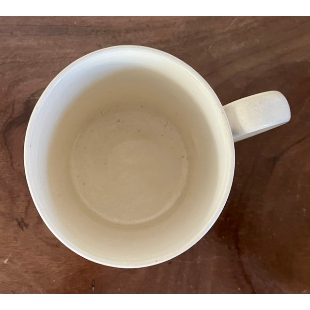 18th Century English Traditional Creamware Porter's Tankard Mug For Sale - Image 10 of 11