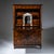 Exceptional Biedermeier secretary in walnut featuring a striking book-matched veneer pattern across the front. The fall-...