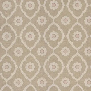 Schumacher X Veere Grenney Soundess Fabric in Brown