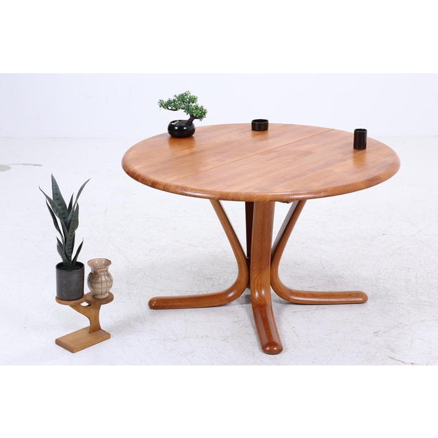 Vintage Dining Table in Teak, 1960s For Sale - Image 3 of 13