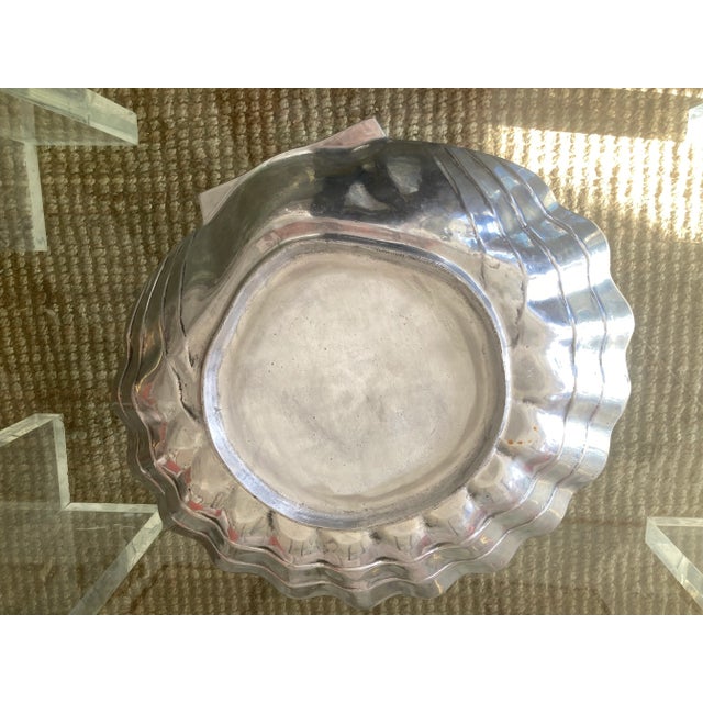 Arthur Court Style Large Shell Bowl -1 For Sale - Image 11 of 11
