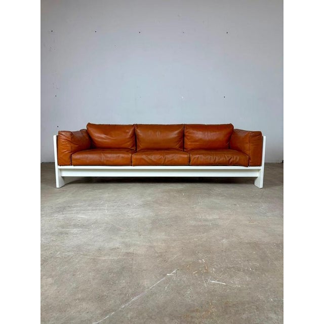 Red Bastiano Three-Seater Sofa by Tobia Scarpa for Gavina, 1960s For Sale - Image 8 of 10