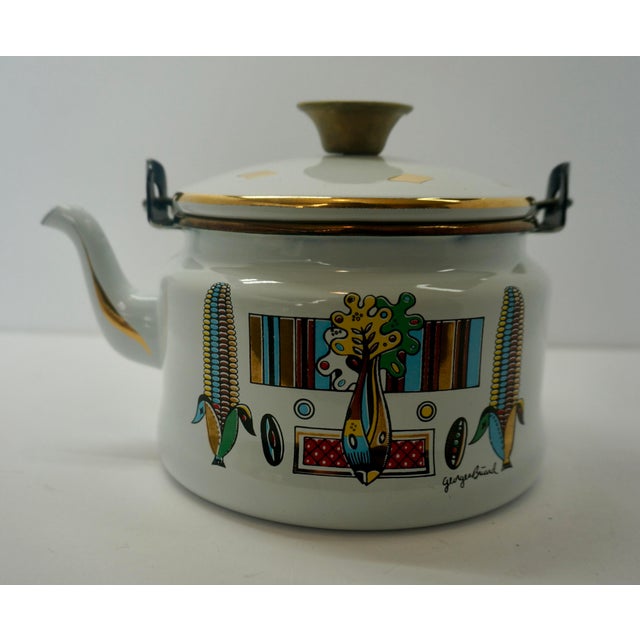 Add a stunning touch of mid-century modern flair to your kitchen or vintage collection with this rare, beautiful 2-piece...