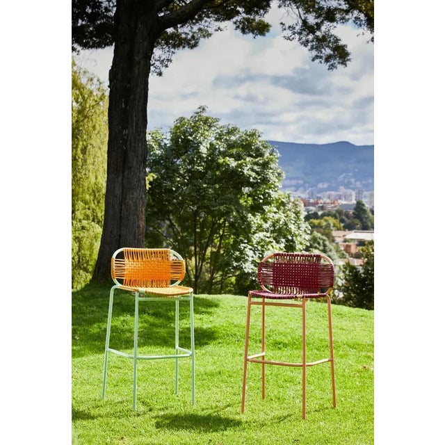 Olive Cielo Bar Stool by Sebastian Herkner For Sale - Image 6 of 9