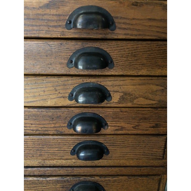 Antique Industrial Wooden Flat File Chairish