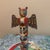 1970s Vintage Mid-Century Style Molded Plastic Miniature Totem Pole Figurine For Sale - Image 5 of 10