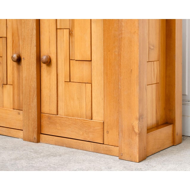 1970s Vintage Sideboard in Elm, 1970 For Sale - Image 5 of 10