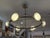 West Elm Bezel Linear Chandelier Champagne Bronze For Sale - Image 9 of 16