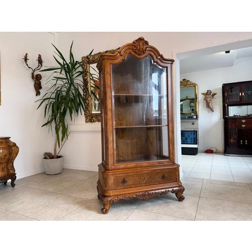 1920s Chippendale Display Cabinet, 1920s For Sale - Image 5 of 16