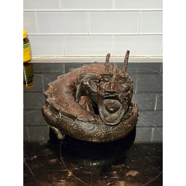 19th Century Continental Carving of a Dragon For Sale - Image 9 of 9