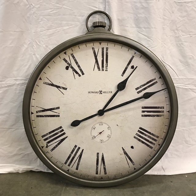 Howard Miller Pocket Watch Style Wall Clock Chairish