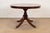 Baker Furniture Style Georgian Carved Mahogany Pedestal Extension Dining Table, Newly Refinished For Sale - Image 11 of 13