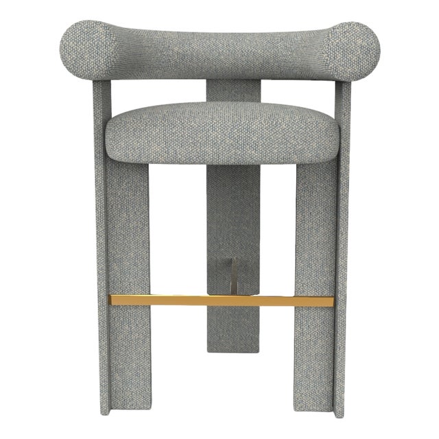 Modern Cassette Bar Chair in Safire 12 by Alter Ego For Sale
