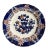 Antique Chinoiserie Style Flow-Blue Plate For Sale - Image 4 of 7