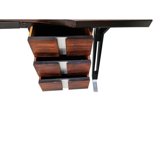 Ico Parisi Rosewood Desk for Mim, Italy, Circa 1958 For Sale - Image 14 of 18