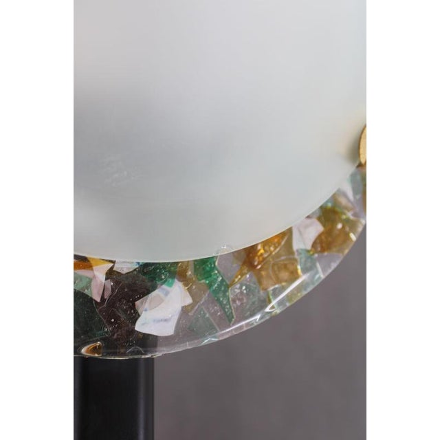 Gold Murano Glass Floor Lamp, Italy, 1980 For Sale - Image 8 of 12