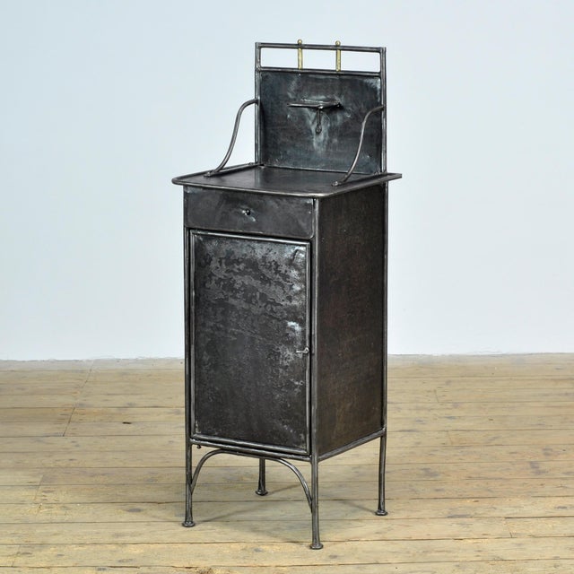 Iron Bedside Cabinet, 1910s For Sale - Image 15 of 15