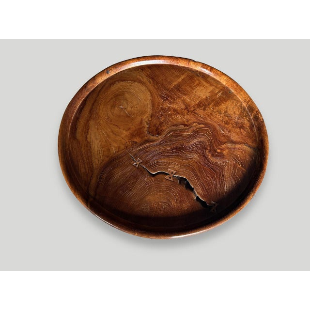 Mid-Century Modern Andrianna Shamaris Mid Century Couture Large Side Table or Entry Table For Sale - Image 3 of 18