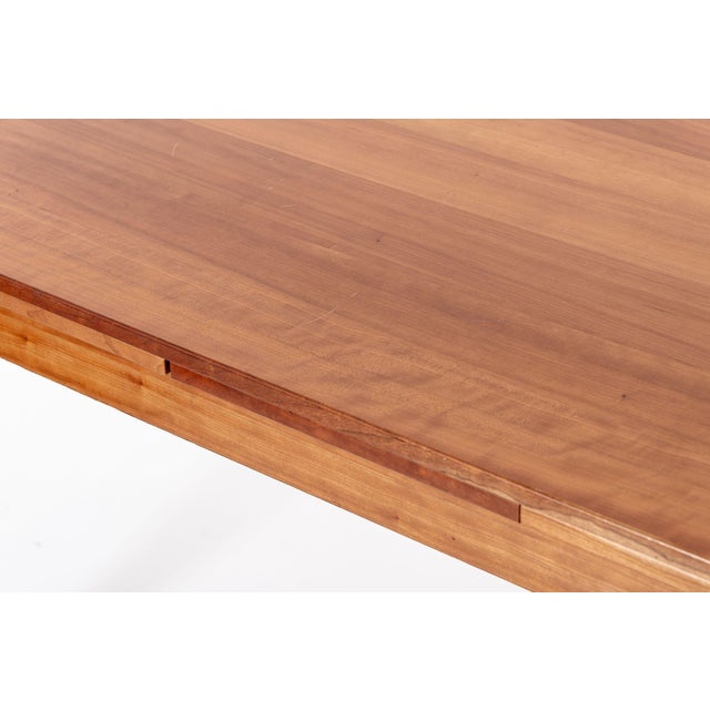 Wood Mid Century Danish Modern Teak Extension Dining Table For Sale - Image 7 of 12