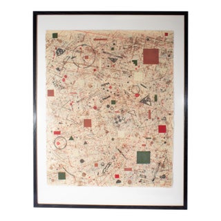 1978 “Suki” Abstract Lithograph Print by David Shaprio For Sale